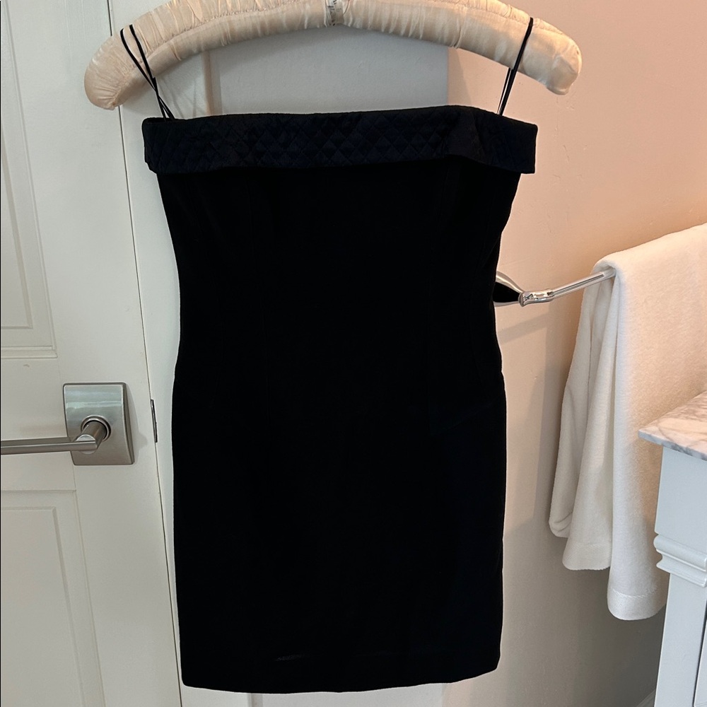 Escada Black Satin Dress
